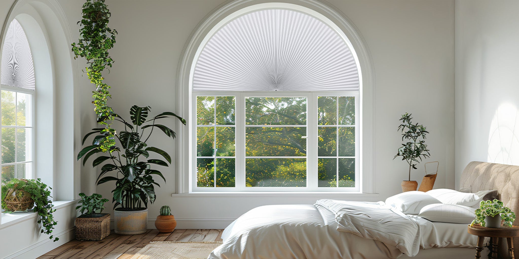 Manual Arch Shades