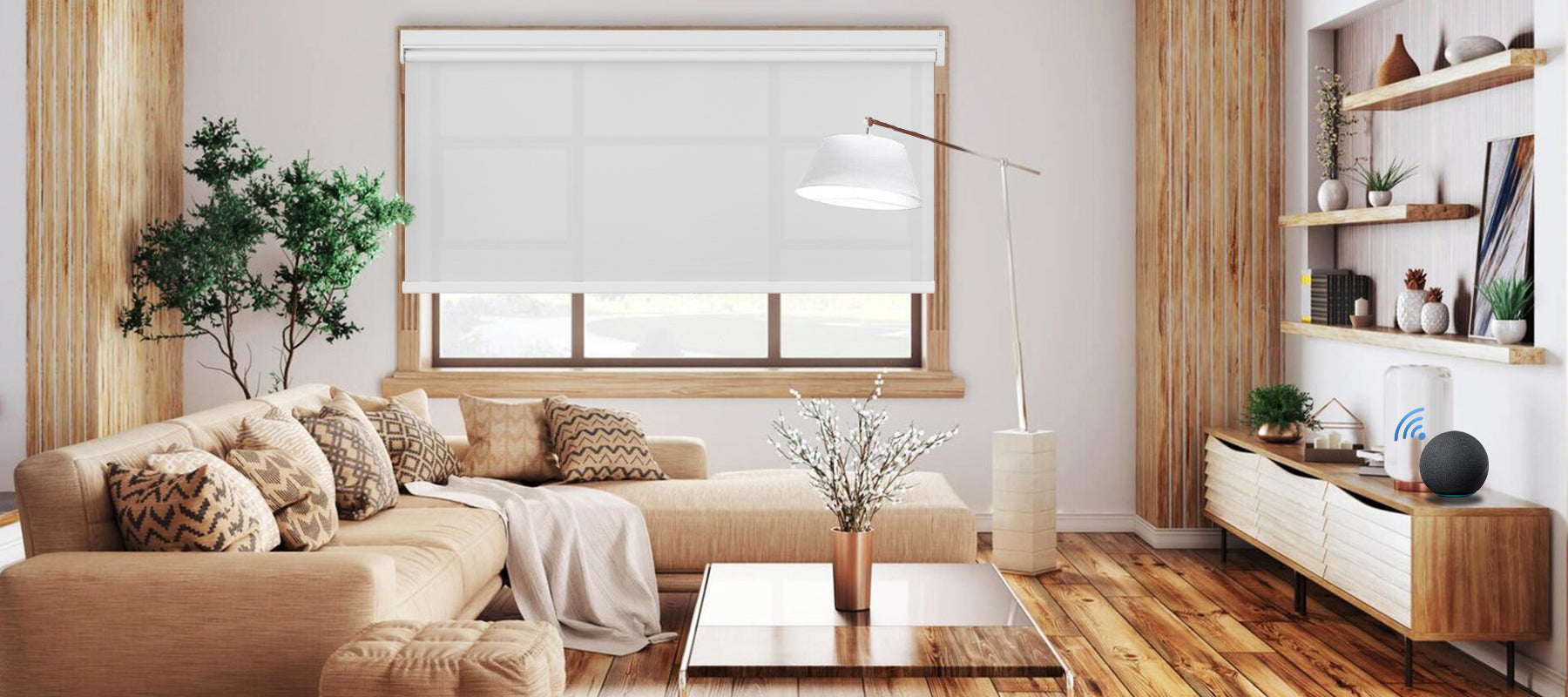 Custom Motorized Roller Shades