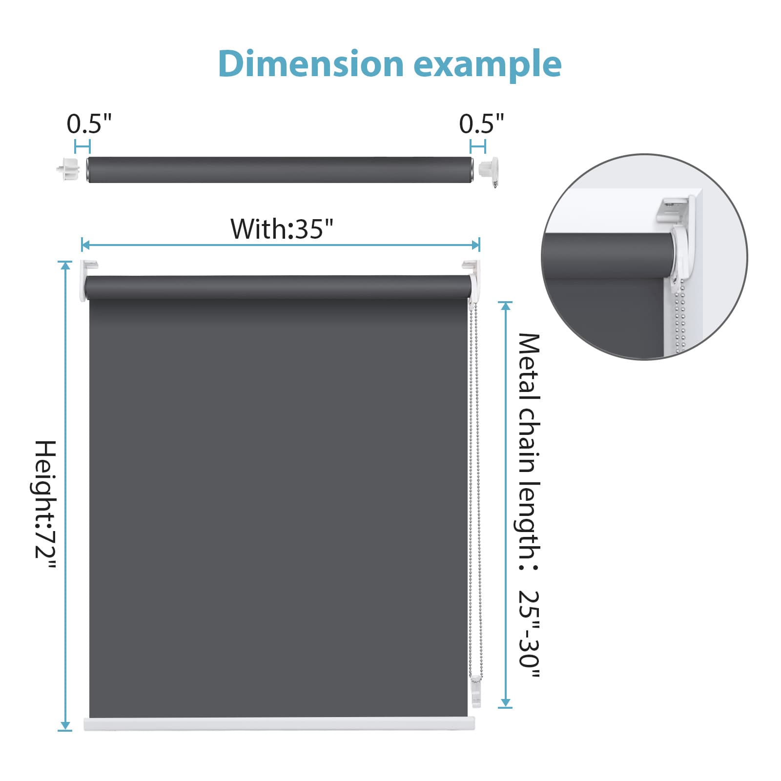 Grandekor roller blinds blackout fabric