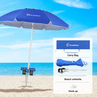 Grandekor beach umbrella packable with carry bag