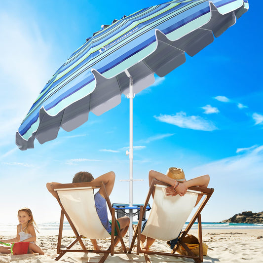 Grandekor 8.5ft oversized sunbrella UV blocker beach umbrella