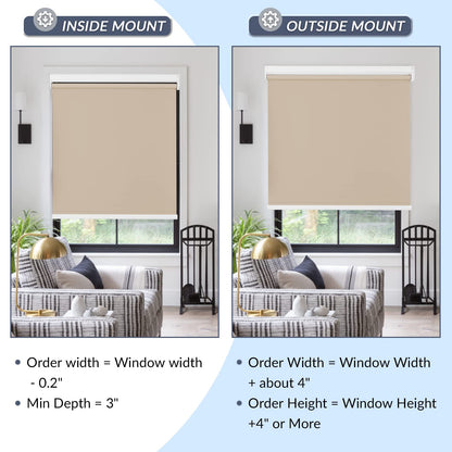 Motorized | Light Filtering | Rechargeable | Roller Shades | Customizable