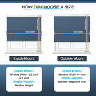 Grandekor Blackout Cellular Shades measurement