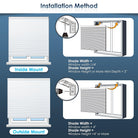 cellular shades double cell installation