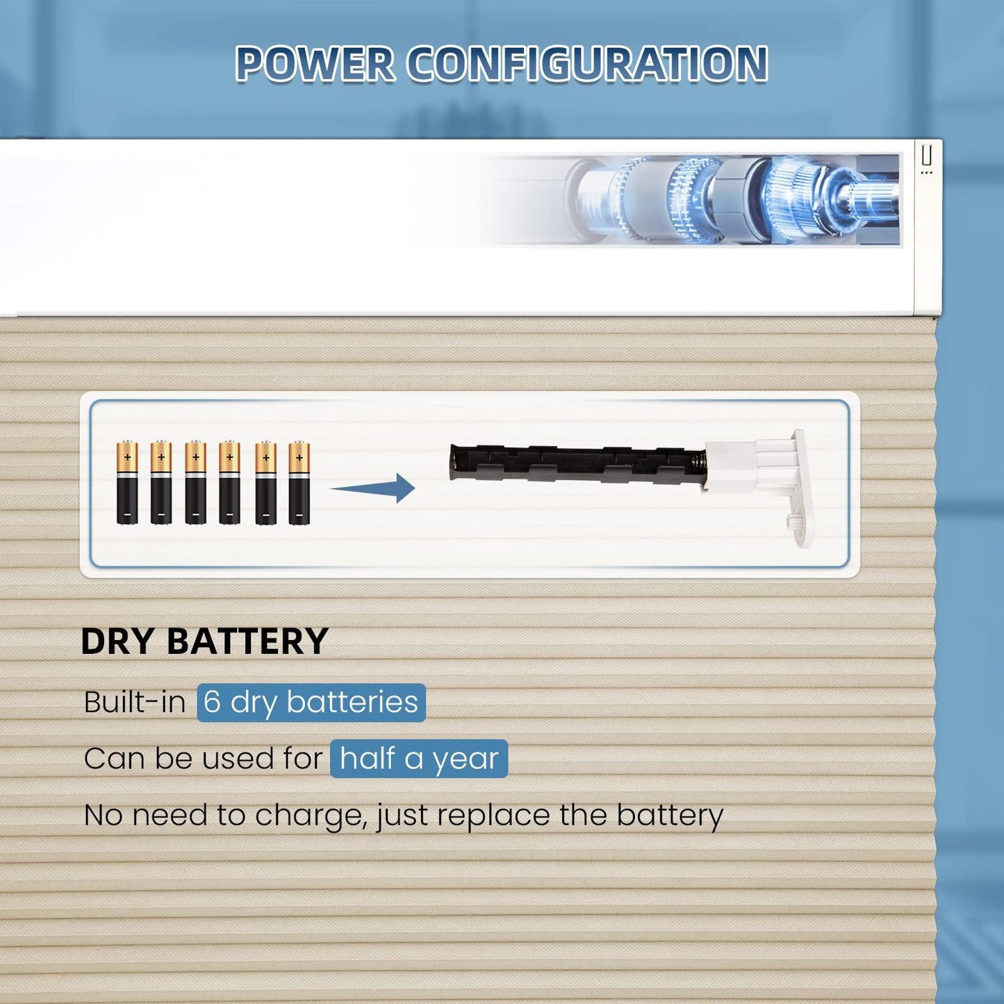 motorized blinds battery replacement