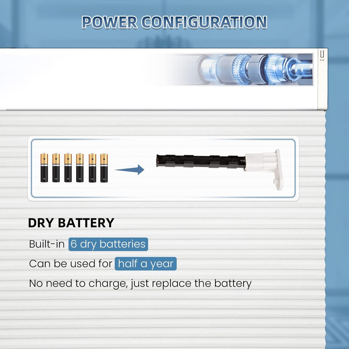 motorized blinds battery replacement