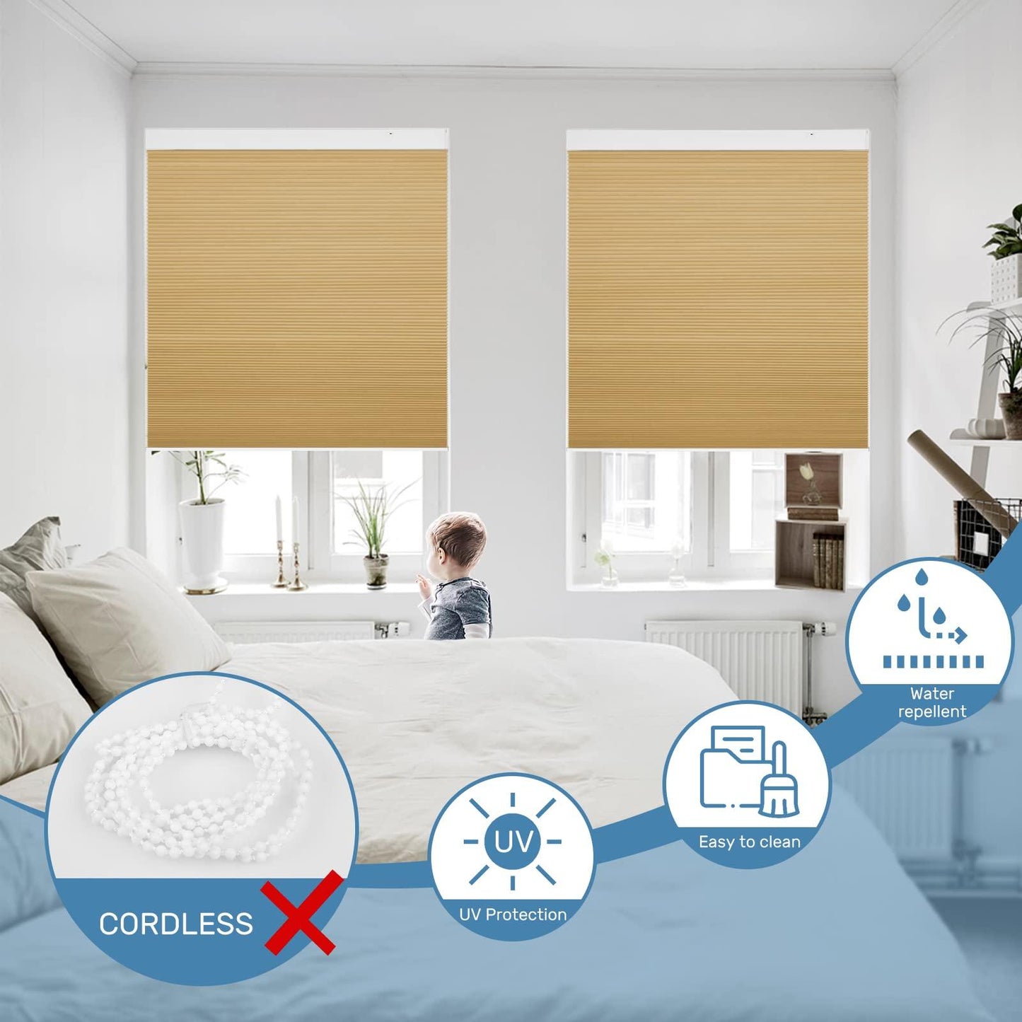 Grandekor-K100 Blackout Cellular Shades