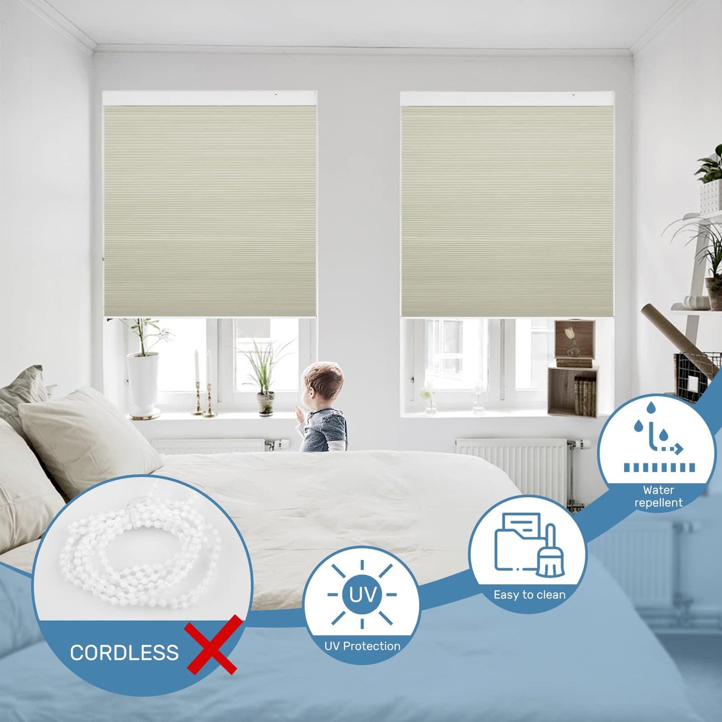 Grandekor-K100 Blackout Cellular Shades