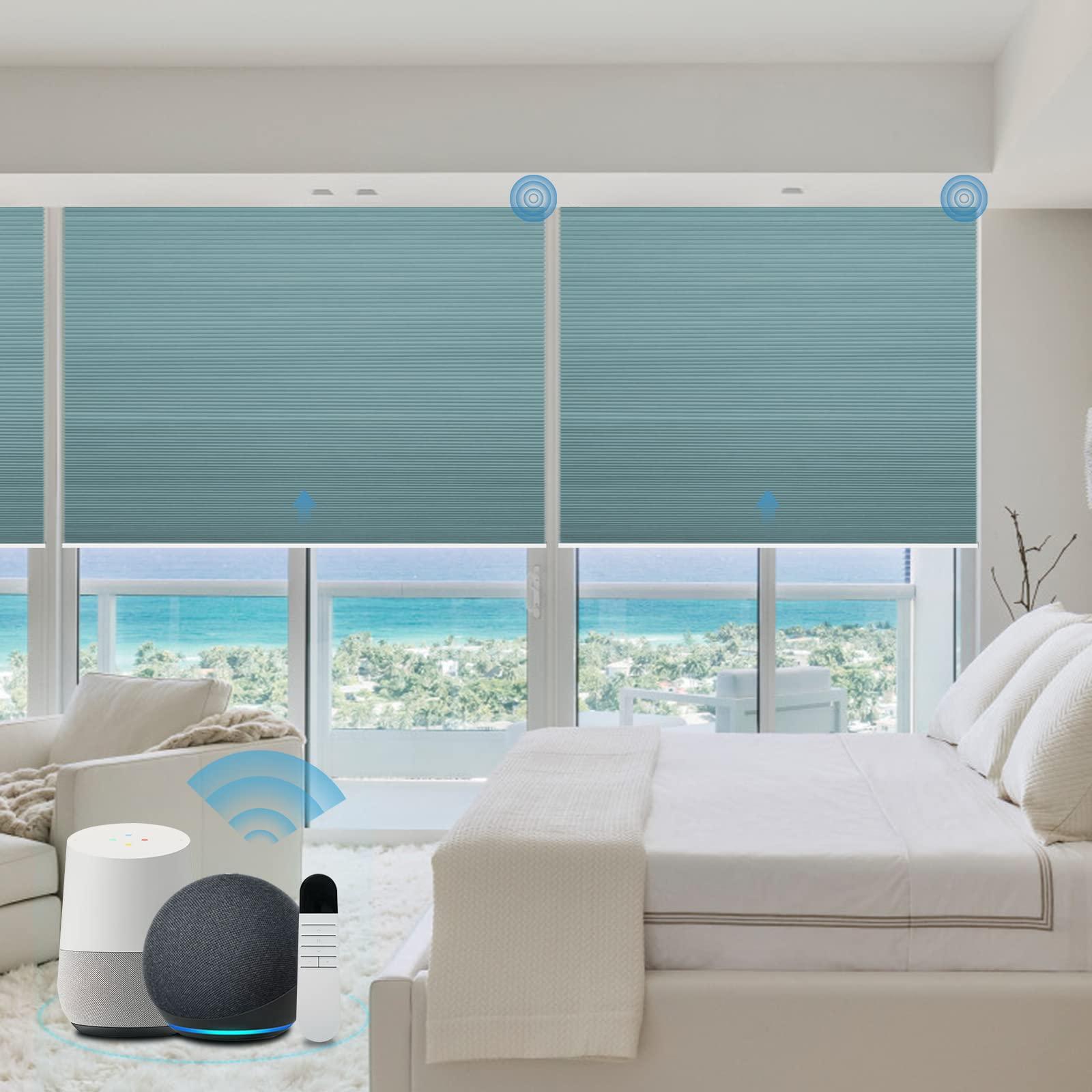 custom blackout window shades motorized cellular blinds