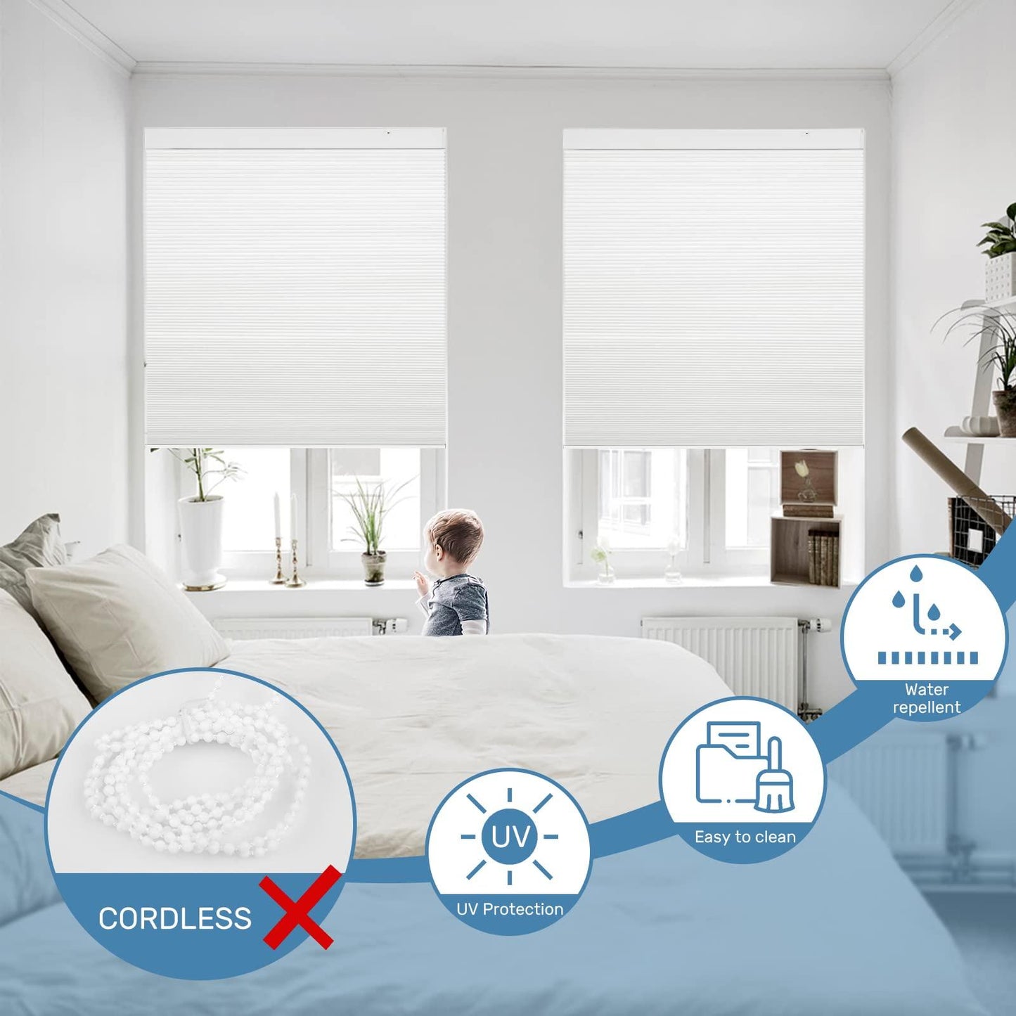 rechargeable and solar powered motorized blinds with remote control