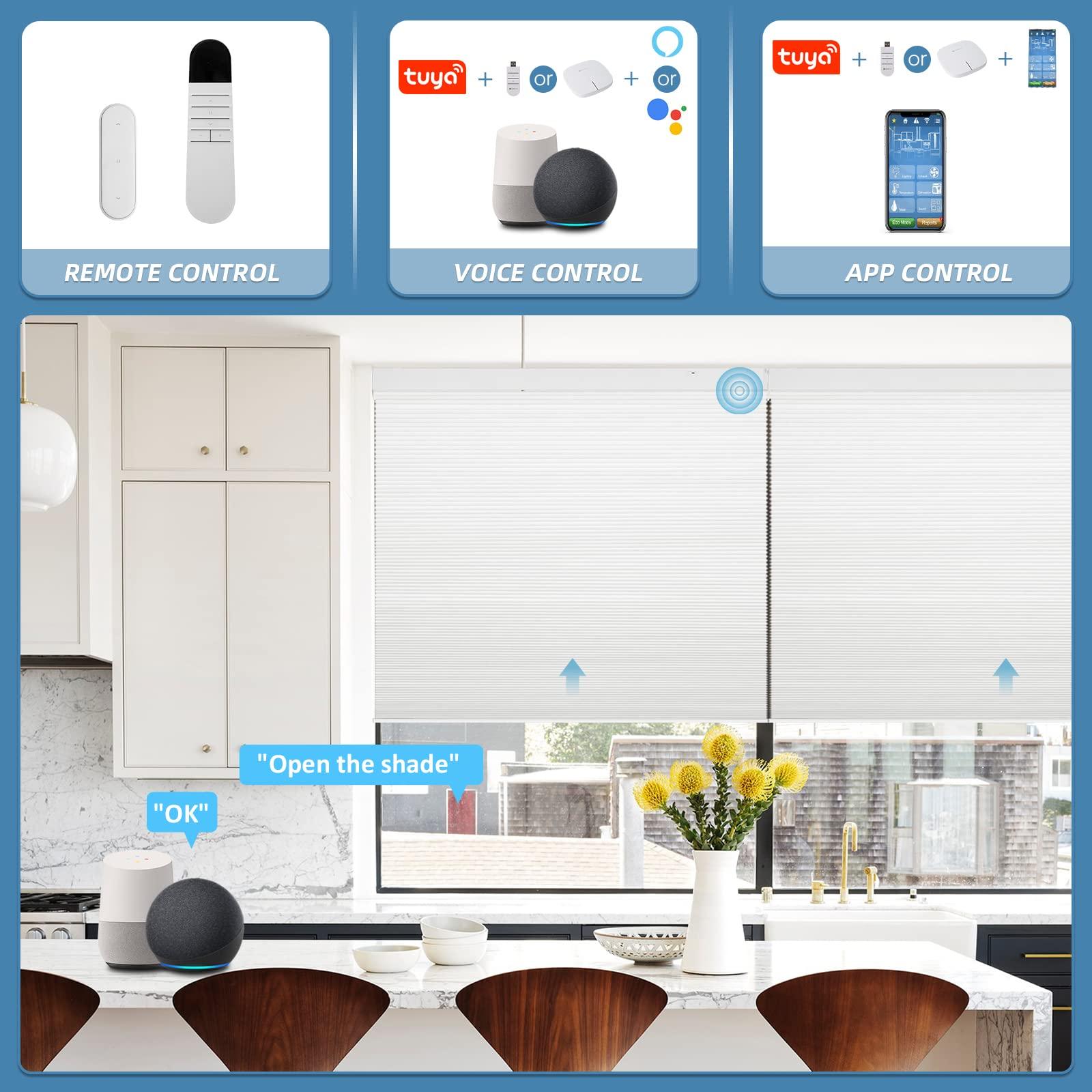 rechargeable and solar powered motorized blinds with remote control