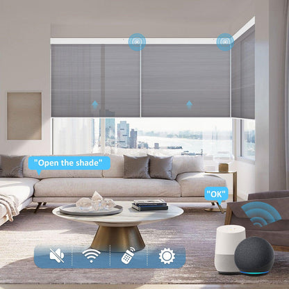 Grandekor smart honeycomb blinds with alexa control