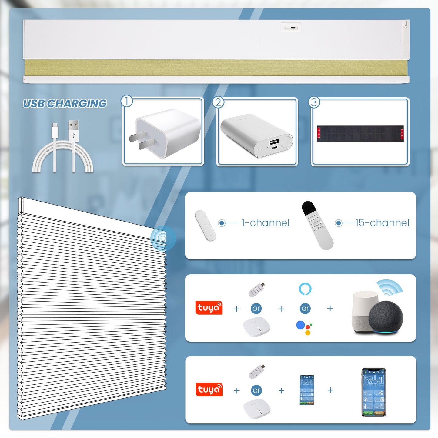 Grandekor-K130/K330 Light Filtering Cellular Shades