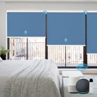 living room roller blinds with motorized control