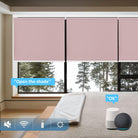 voice control motorized roller shades for windows