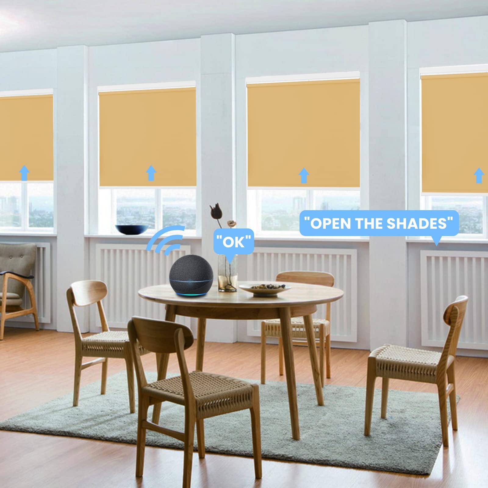 roller automated blinds for windows