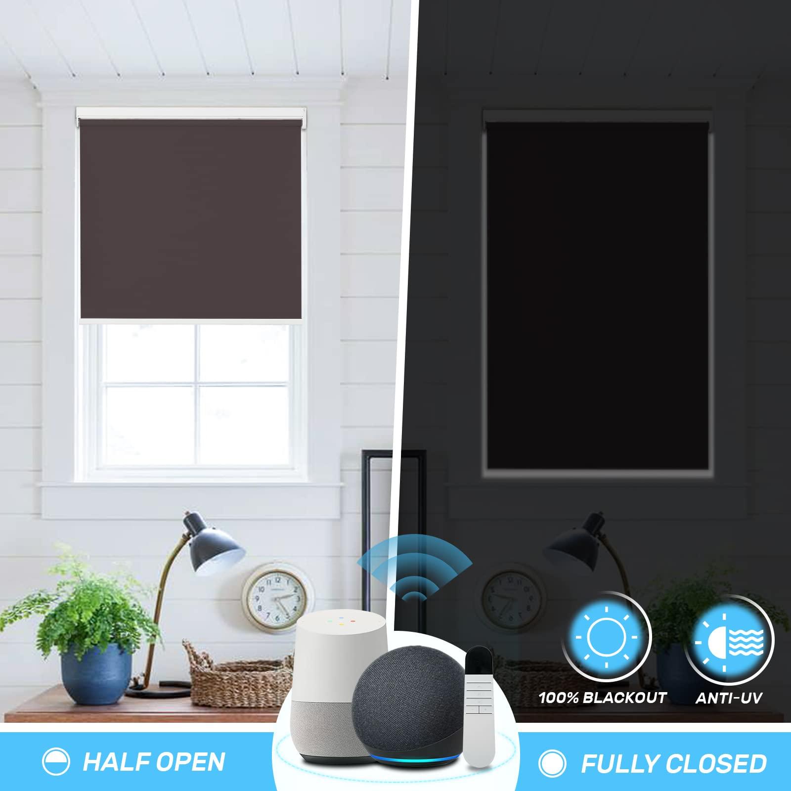 custom cordless blackout shades with smart control