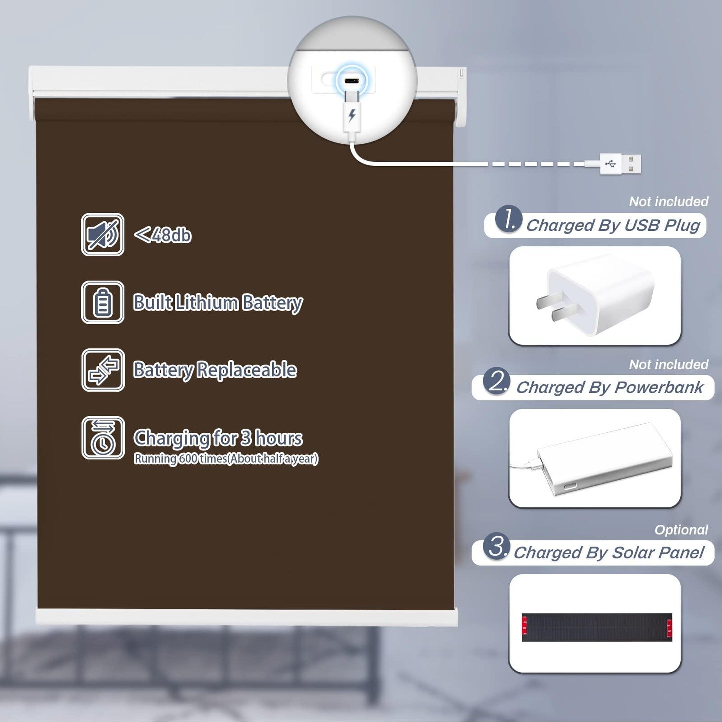 Grandekor-M130/M330 Light Filtering Roller Shades