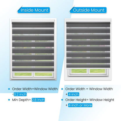 Grandekor-M130/M330 Light Filtering Zebra Shades