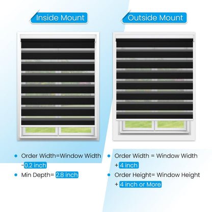 Grandekor-M130/M330 Light Filtering Zebra Shades