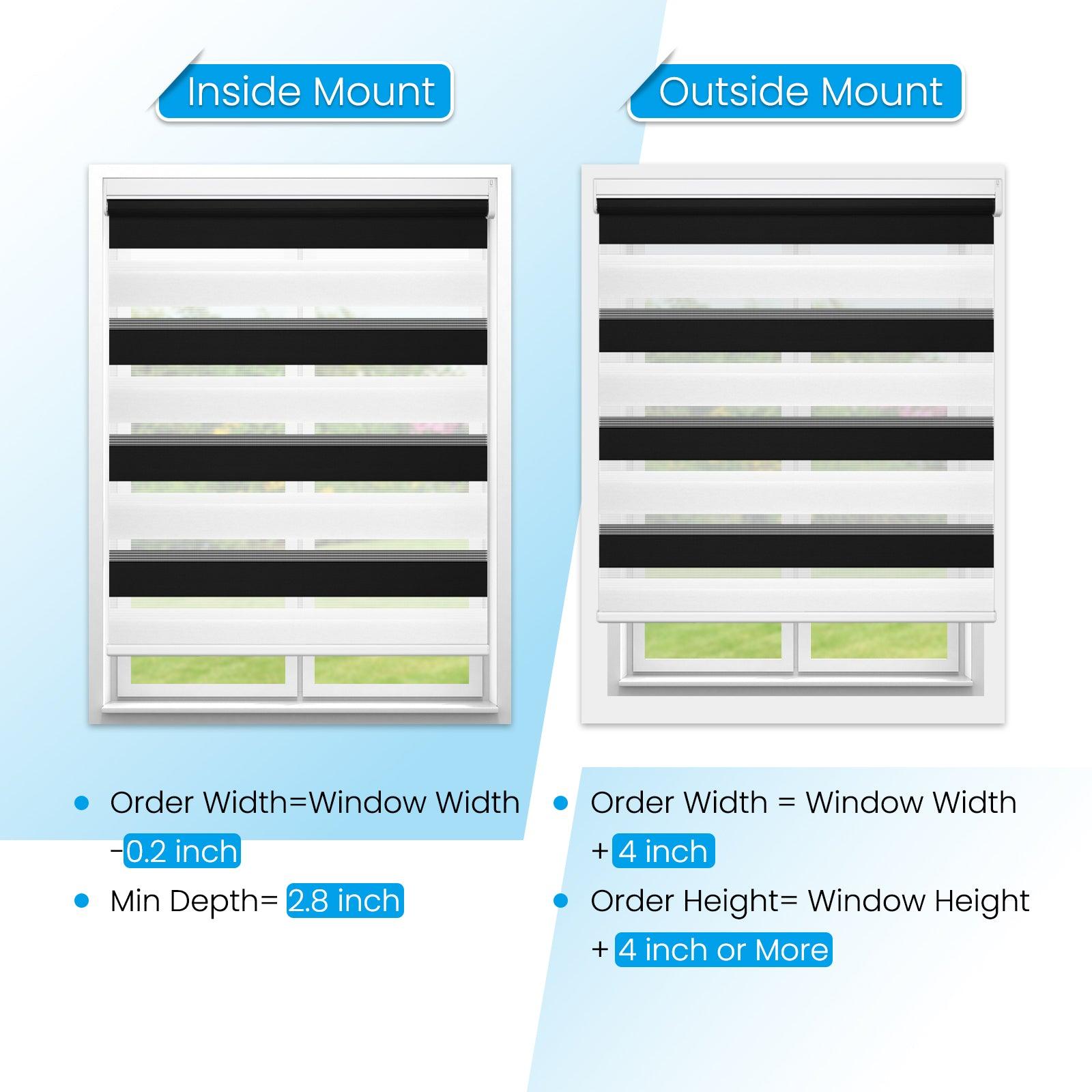 Grandekor-M130/M330 Light Filtering Zebra Shades