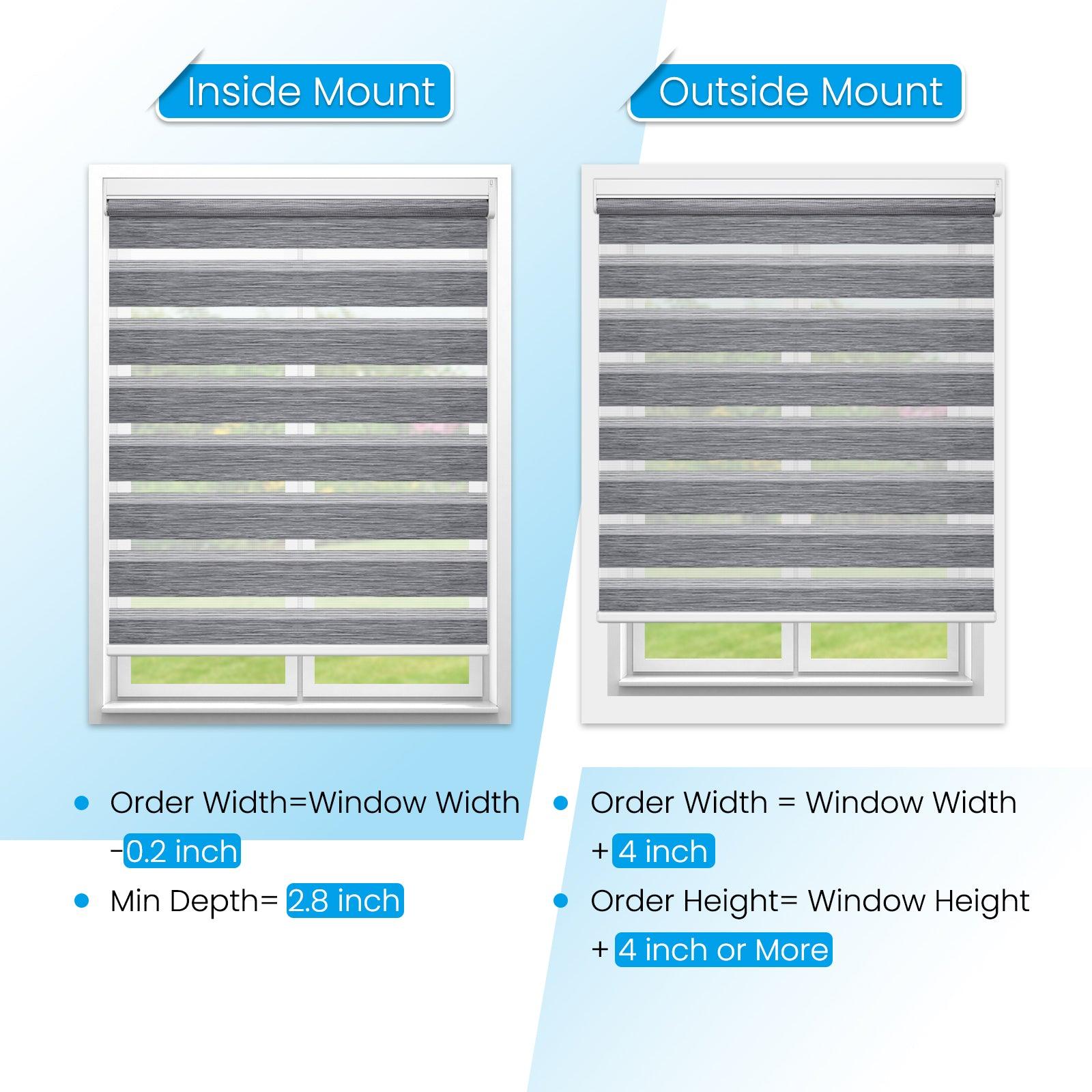 Grandekor-M130/M330 Light Filtering Zebra Shades