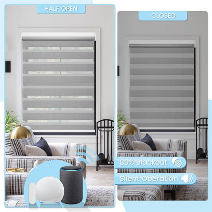 Grandekor-M130/M330 Light Filtering Zebra Shades