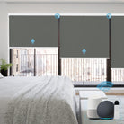 living room roller blinds with motorized control