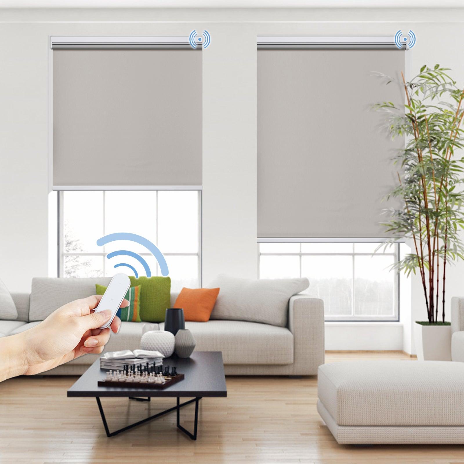 alexa controlled window shades motorized roller shades for windows