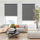 motorized roller shades for windows