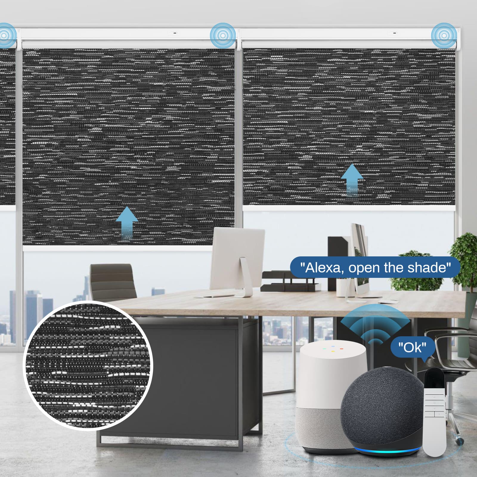 custom made electric blinds
