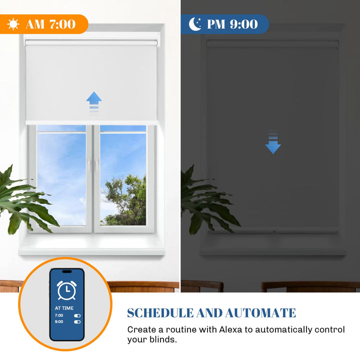 electric operated blinds to schedule and automate your routine