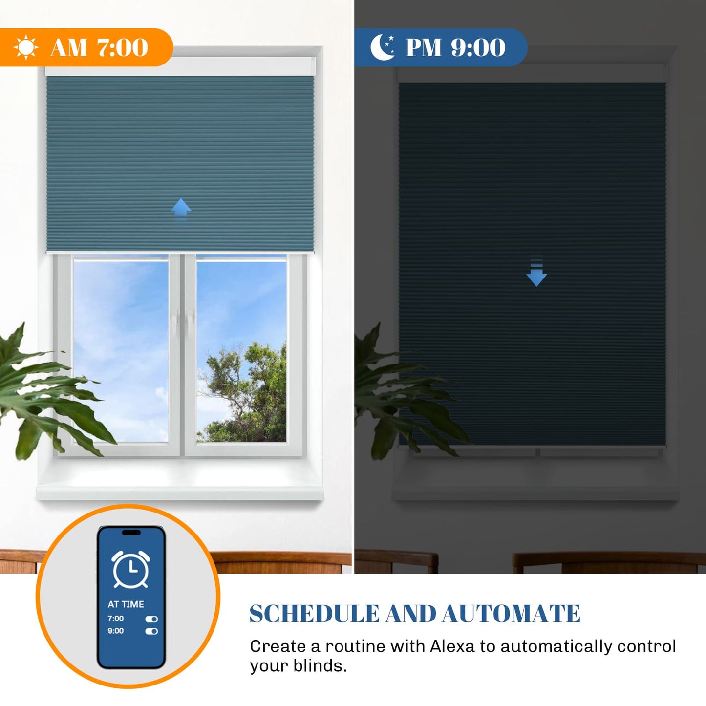 electric operated blinds to schedule and automate your routine