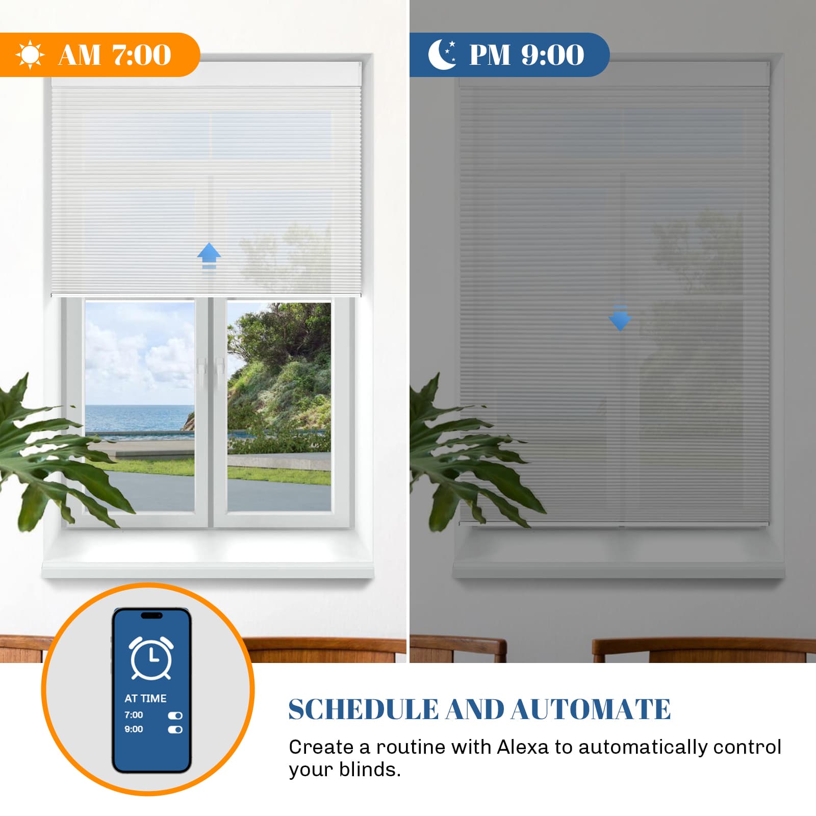 electric operated blinds to schedule and automate your routine