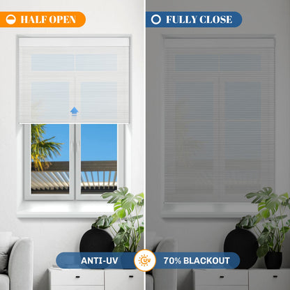 automatic indoor blinds with anti-uv and light filtering