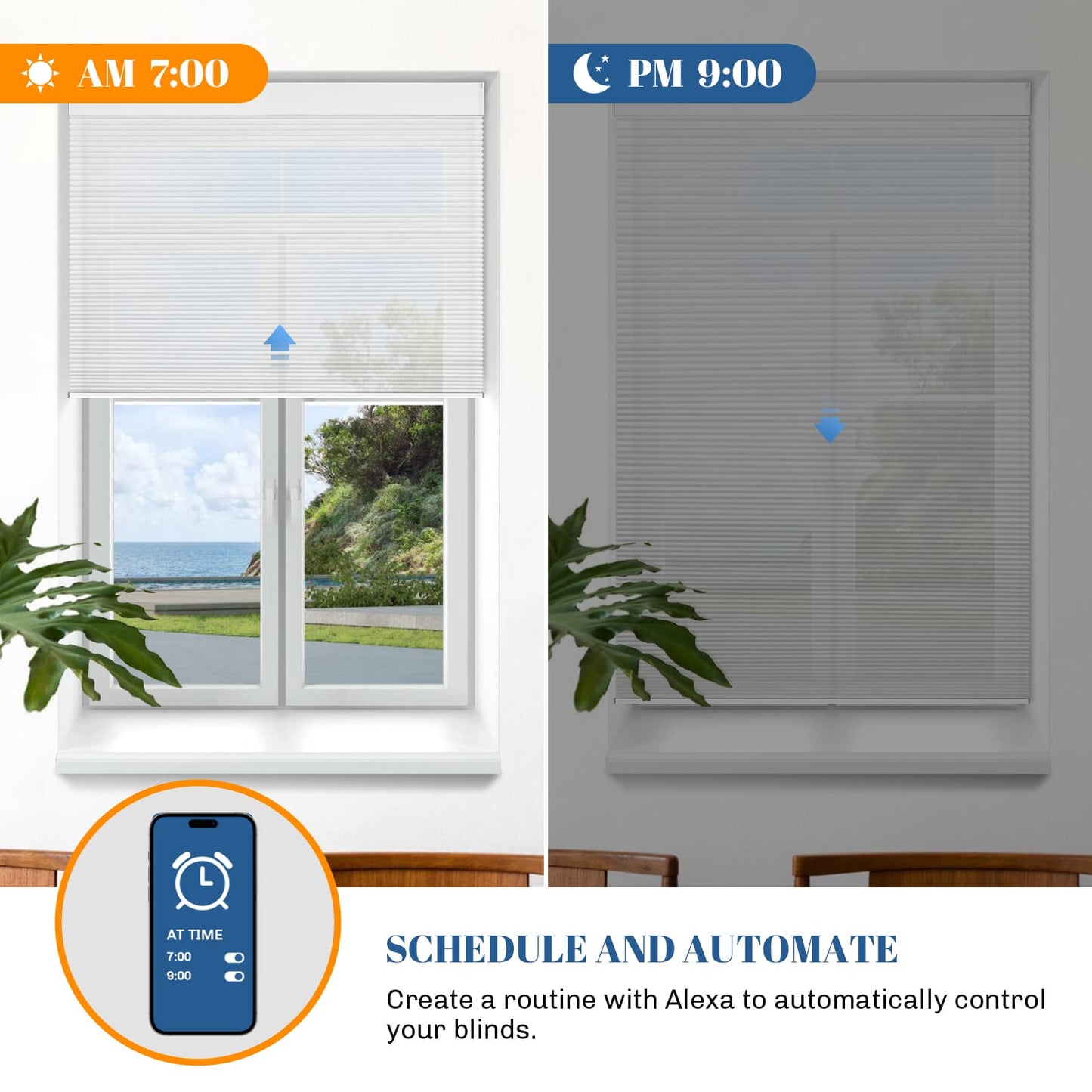 electric operated blinds to schedule and automate your routine