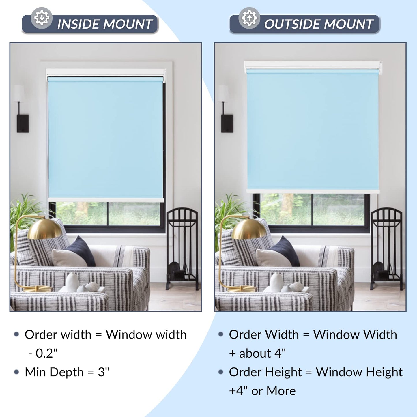 Motorized | Light Filtering | Rechargeable | Roller Shades | Customizable