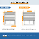 how to measure and install light filtering dual shade