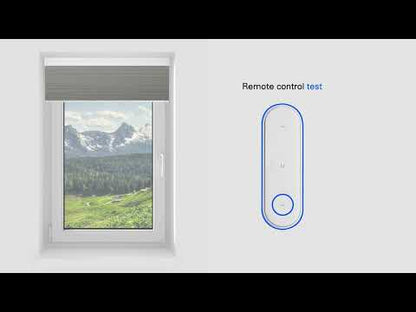 Motorized cellular shades remote and alexa controlled blinds